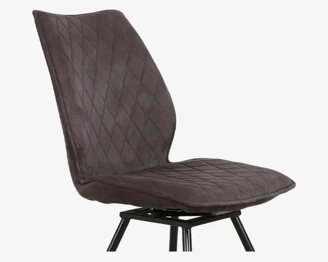 Spisebordsstol Navarra i antracit med drejestel