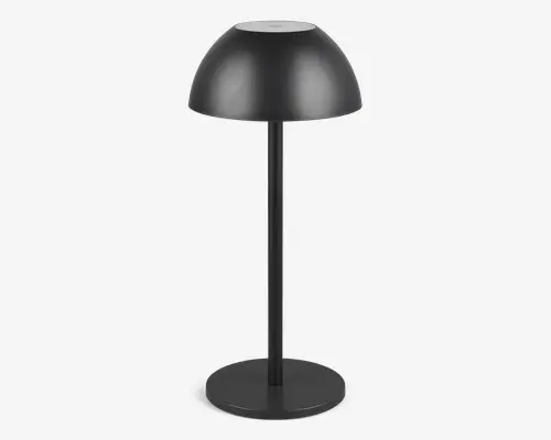 Bordlampe Ricardo mat sort H.30 cm