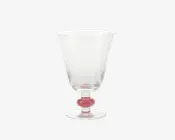 Vinglas Klar/Pink H.13,5 cm