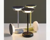 Bordlampe Breeze solar sort H.25 cm 