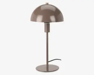 Bordlampe taupe H.36 cm