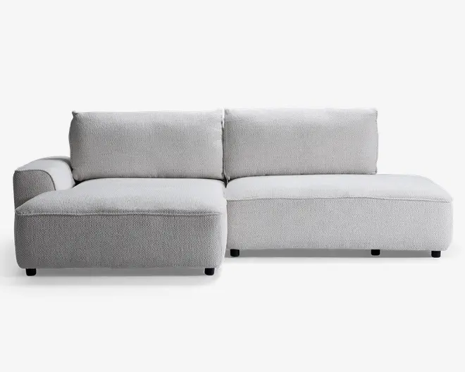 Sovesofa med open end og chaiselong venstre