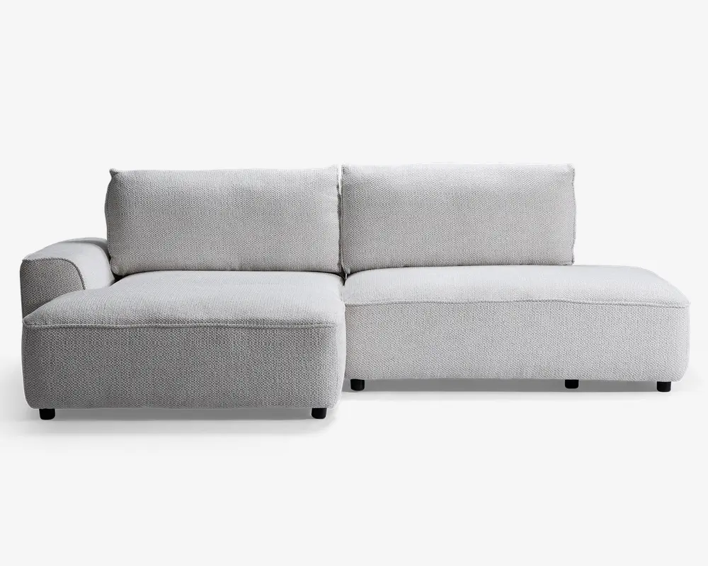 Sovesofa med open end og chaiselong venstre