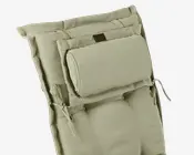 Hynde t/dækstol m/nakkepude grøn