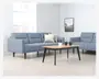 Sofa 3 Pers Blå
