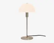 Bordlampe Ellen Opal/stål H.41,5 cm