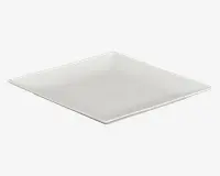 Quadro Tallerken Flad 26x26 cm Hvid