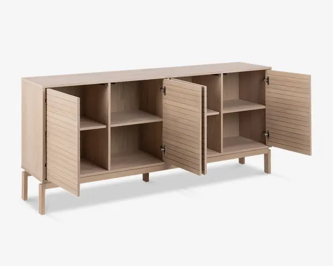 Skænk Linley i fineret hvidolieret eg