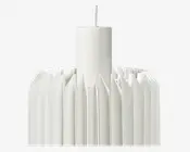 Peak Pendel Plast Hvid Ø.18 cm