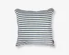 Pude striber blå/hvid 50x50 cm 
