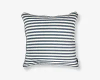 Pude striber blå/hvid 50x50 cm 