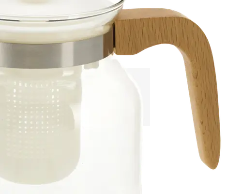 Tekande med filter hvid 1500 ml