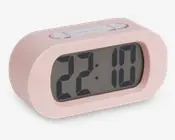 Vækkeur silikone pink H.7 cm 
