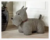 Dørstopper huns grå 25x15x20 cm