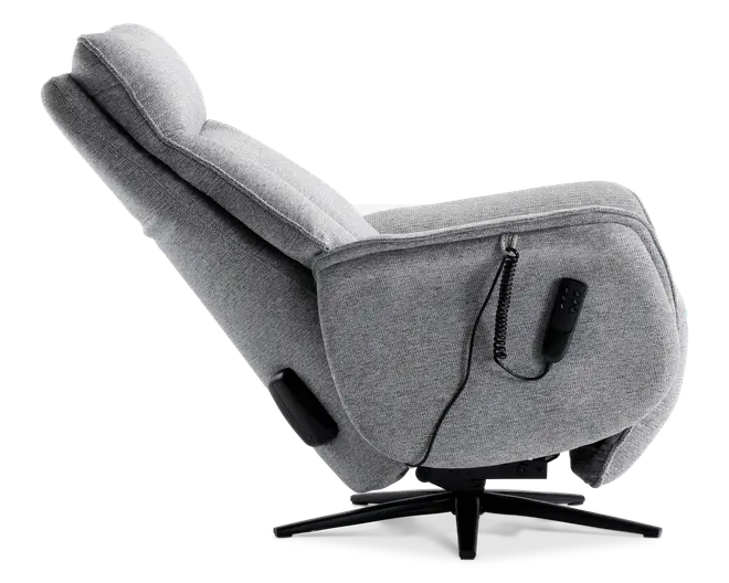 Stol m/indbygget skammel og løftefunktion