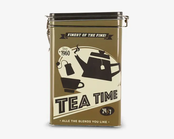 Kaffedåse retro ass H.18 cm 