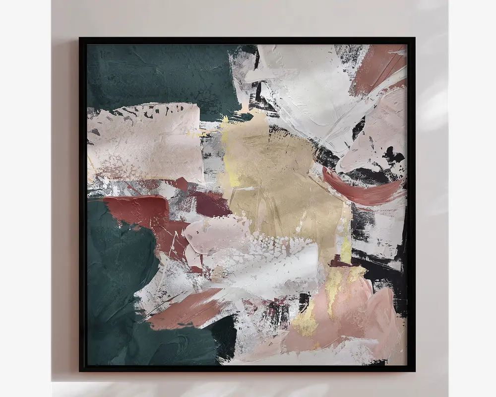 Billede Definition og green 105x105 cm 