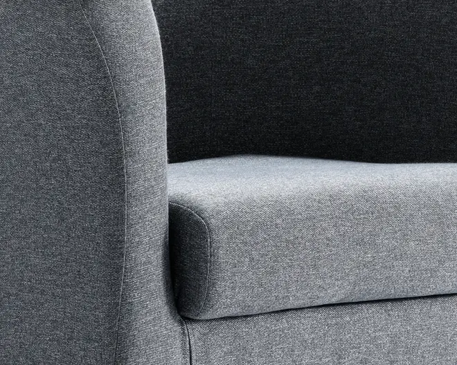 Lænestol Flash Grå Solid