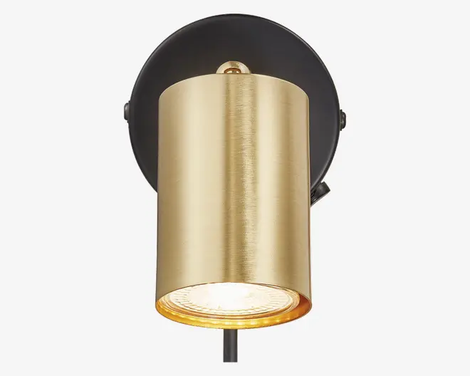 Væglampe Explore messing