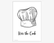 Plakat Kiss The Cook