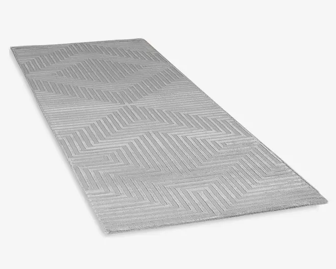 Løber Sahara sølvfarvet 80 x 250 cm