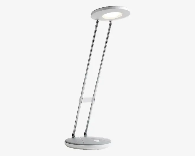 Bordlampe A5 grå H.31,5 cm 