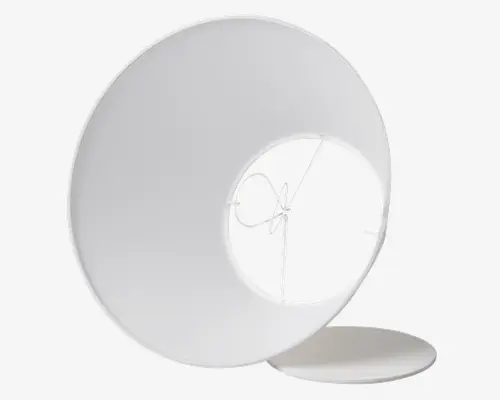 Skærm Emma Casa H. 16 cm Hvid