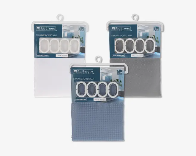 Badeforhæng Ass vaffel Design 