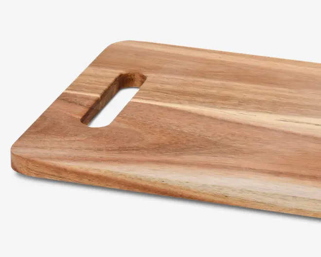 Skærebræt akacietræ 30x20x1,4 cm 
