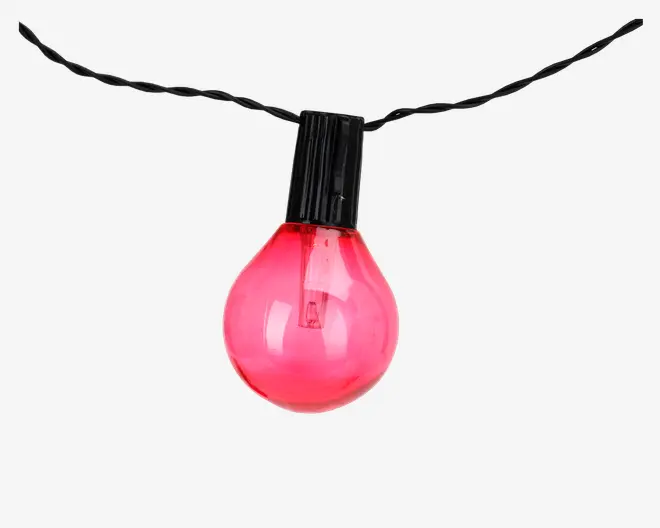 Solcelle lyskæde multifarvet 20 LED