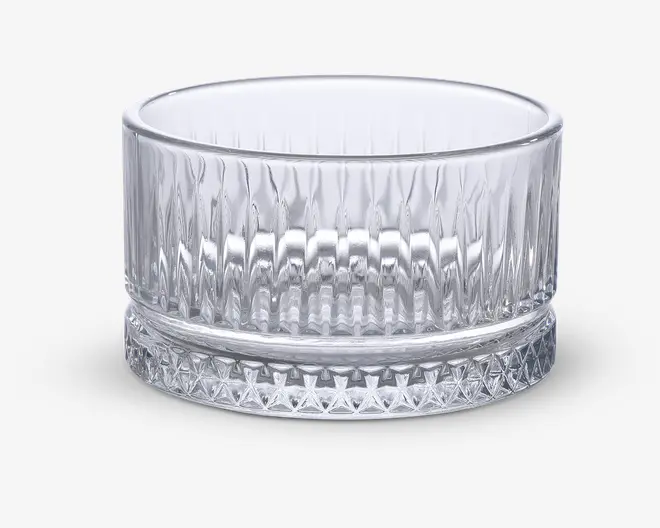 Skål crystalline glas Ø.8 cm