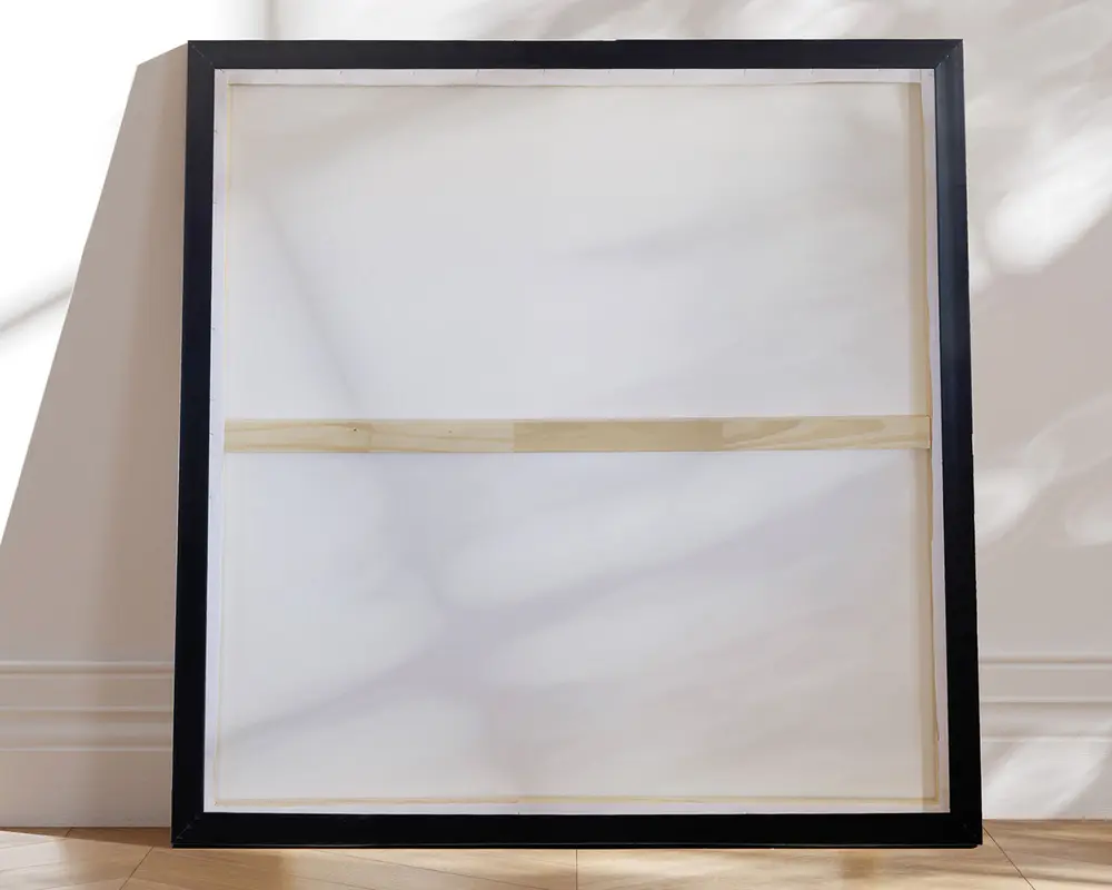 Billede Brun Lines 90x90 cm 
