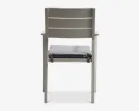 Havestol creme aluminium m/hynde