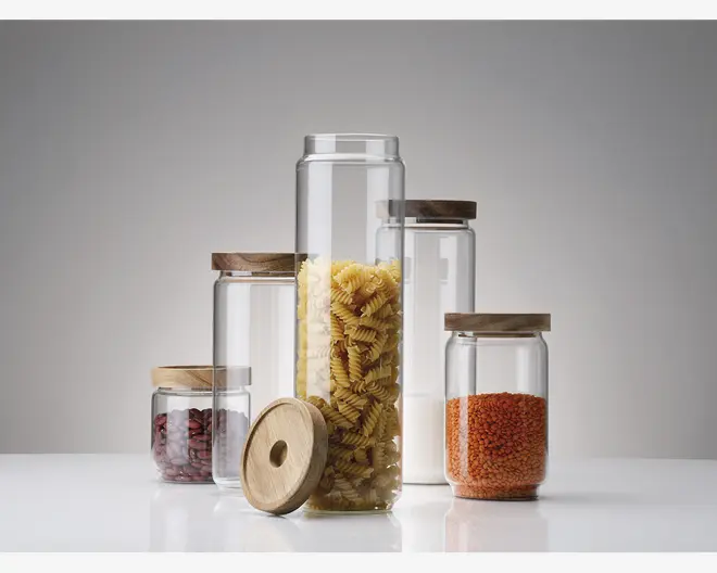 Opbevaringsglas med låg 1500 ml 