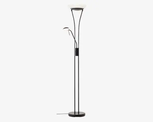 Gulvlampe Finn sort H.179 cm