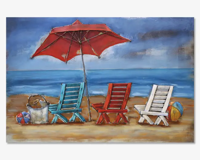 Maleri strandstole 80x120 cm