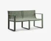 Loungesæt grøn plast 5 dele