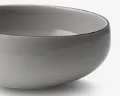 Mandala black rim salatskål grå Ø.20 cm