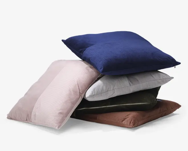 Pude blå m/fyld 45x45 cm