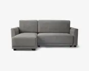 Sovesofa m/Chaiselong Beige