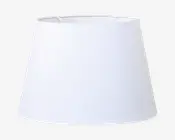 Skærm Oval Hvid Ø.35 cm