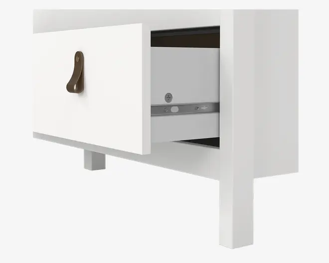 Kommode Madrid med 8 skuffer hvid