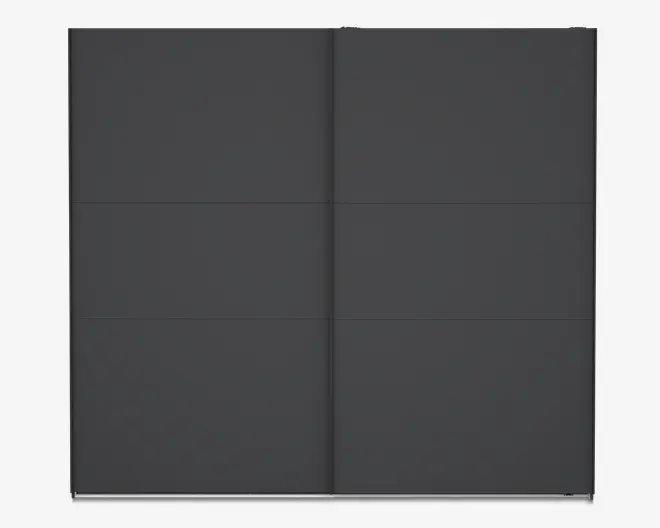   Garderobeskab Case grå B. 244 x H. 221 cm