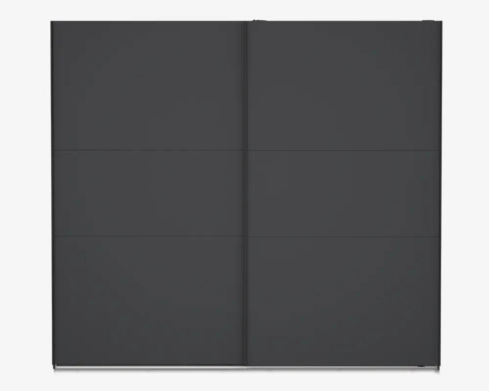   Garderobeskab Case grå B. 244 x H. 221 cm