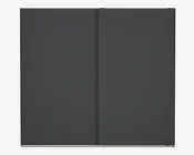 Garderobeskab Case grå B. 244 x H. 221 cm