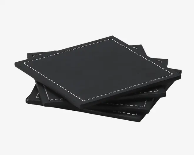 Coaster Sort PU 4 Stk. 10x10 cm