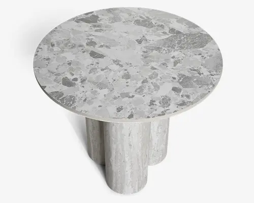 Sofabord Ø-60 cm grå Waterstone