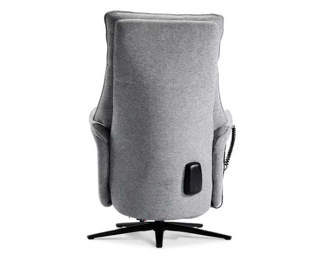 Stol m/indbygget skammel og løftefunktion