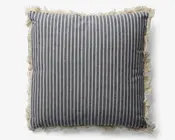 Pude blå m/frynser 45x45 cm 