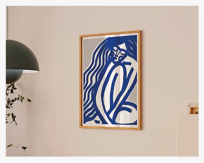 Plakat The Silence Blue 